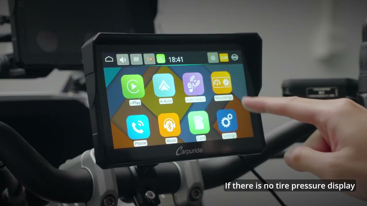 How does the Tire Pressure Monitoring System Display