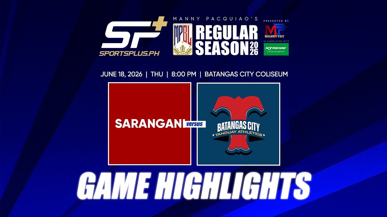 Batangas City Tanduay Rum Masters vs. Sarangani 10Act - Game Highlights ...