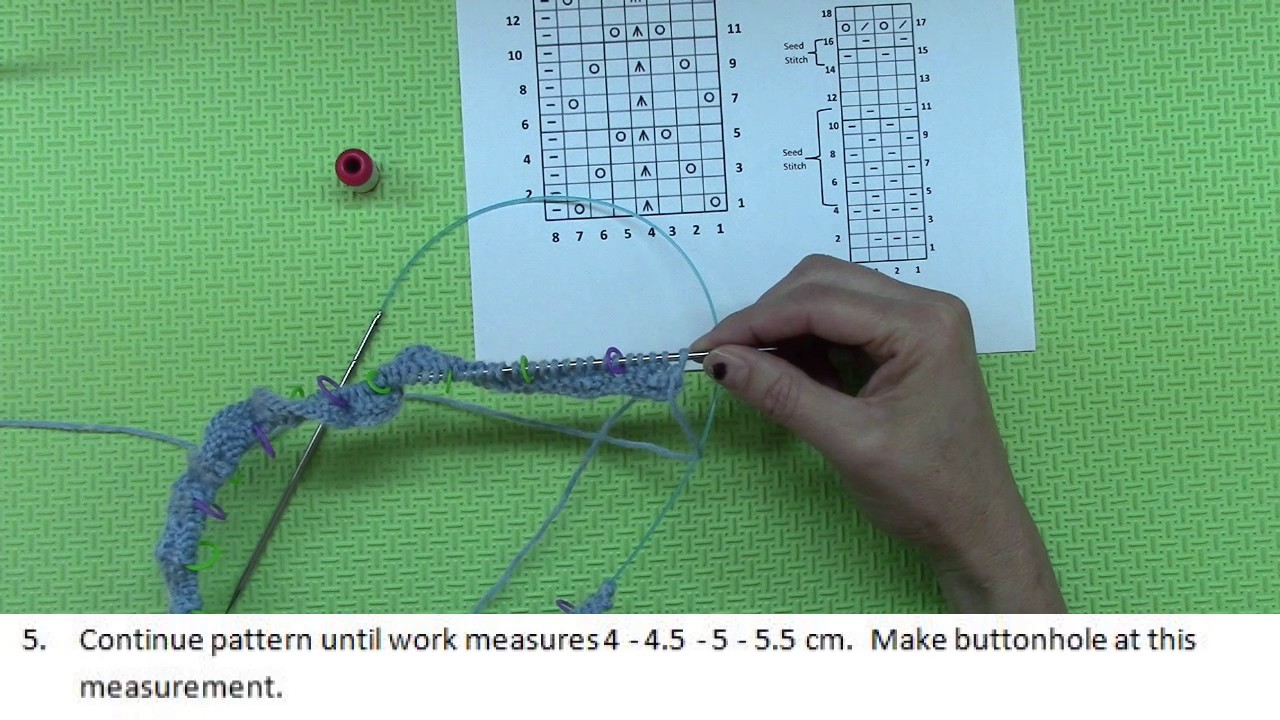 How to Knit a Baby Sweater (8/60) Ch. 2 Back and Front Piece YouTube