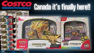 Opening Costco Canada Pokémon 151 Zapdos & Alakazam ex Bundle