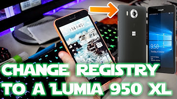 Unsupported devices - InteropTools change registry to a LUMIA 950 XL