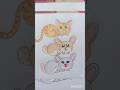 how 2 draw a kitty #drawing #easydrawing #viral #shortvideo#ideas #drawingideas #colors #satisfying