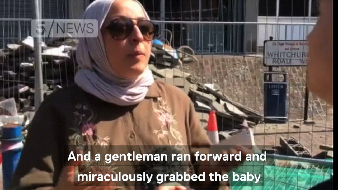 Grenfell Tower Woman throws baby from 9th floor flat 5 News YouTube