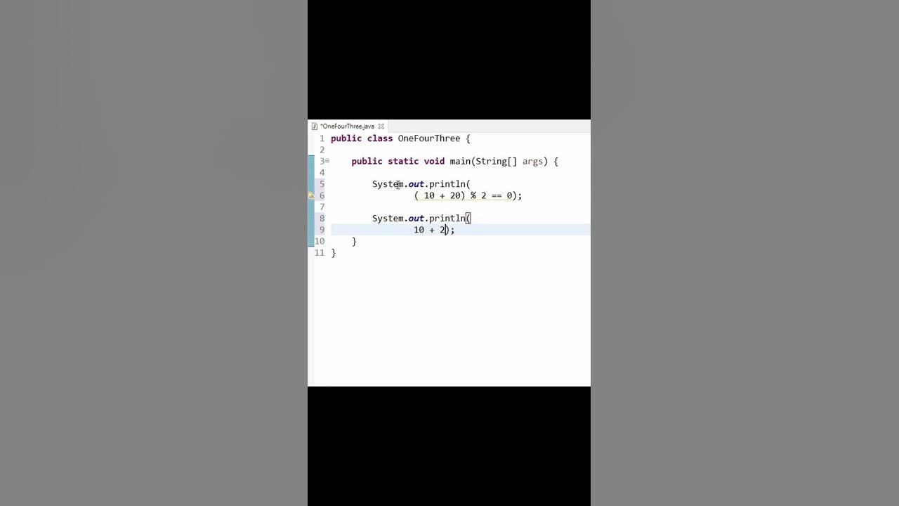 Java Program - Behaviour of an expression with & without bracket. - YouTube