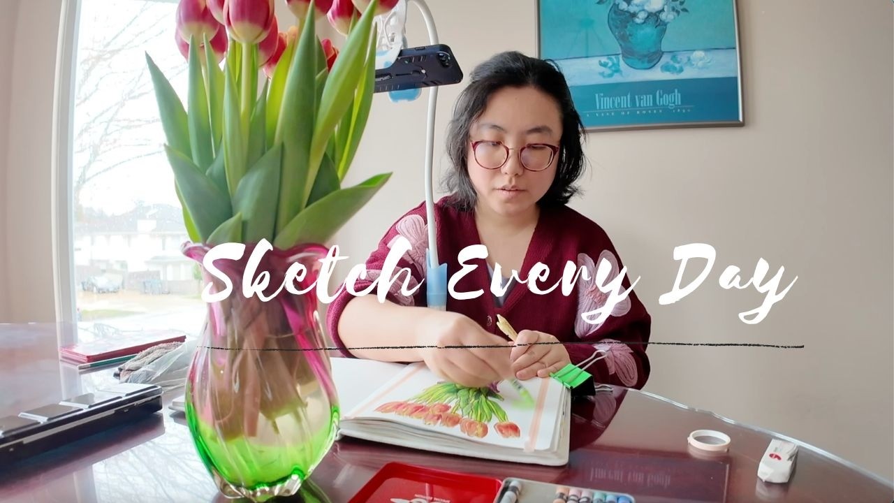 Один эскиз в день — и стресс пройдёт! 🎨 Жизнь с блокнотом для зарисовок