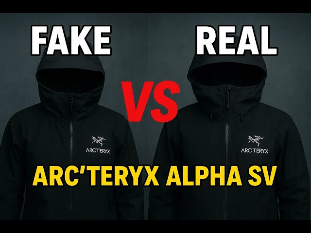 Arcteryx Alpha SV - REAL VS FAKE - 2025 - YouTube