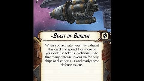 How-to use Title "Beast of Burden" - Star Wars Armada Explained (SWAE)
