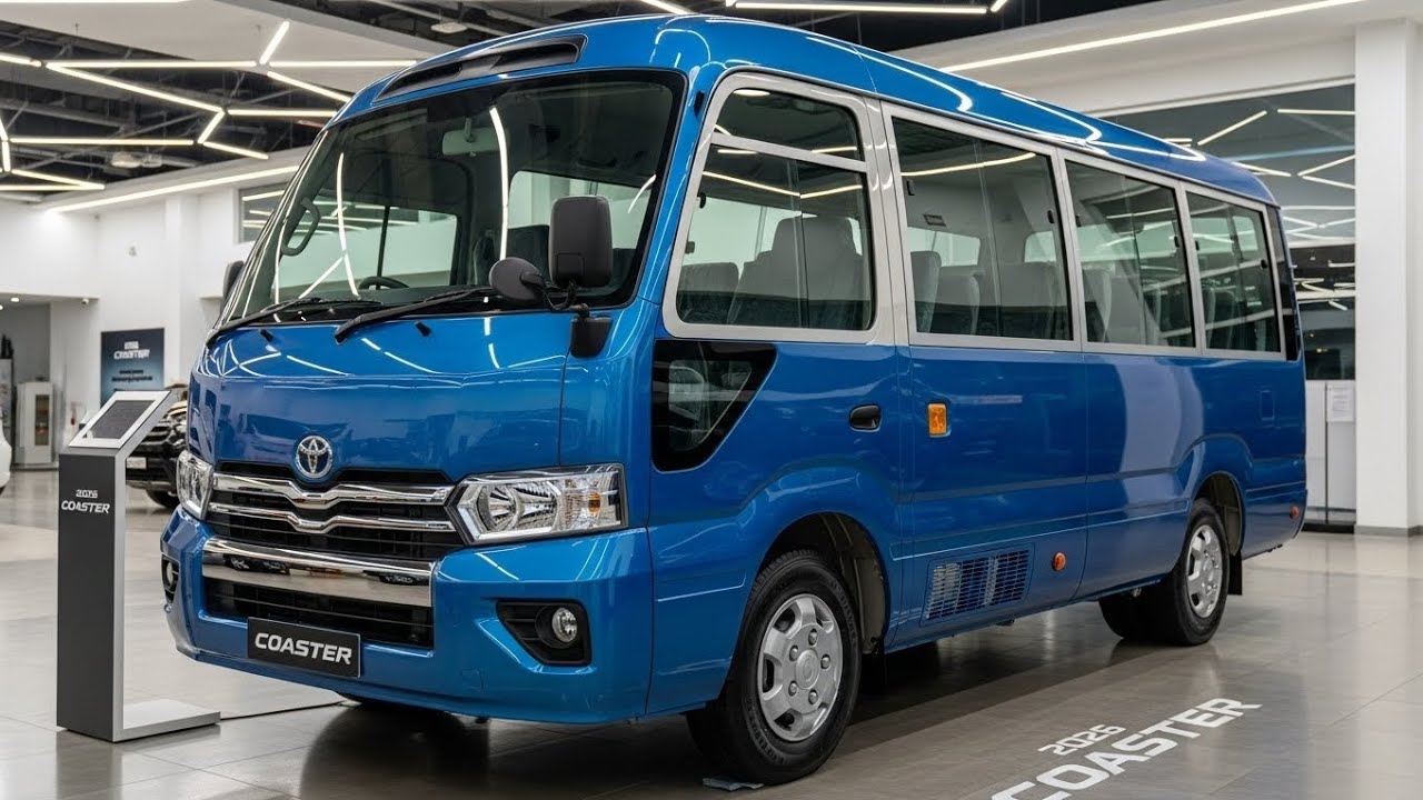 2026 Toyota Coaster 10 Seater Review | Price, Interior, Exterior & Performance