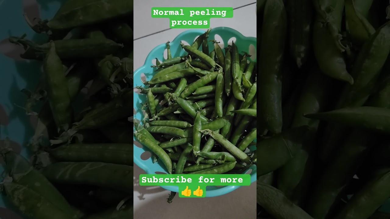 easy peasy (matar) peeling trick 