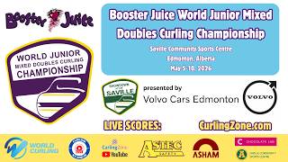 Czechia vs. Japan - QUARTERS - Booster Juice World Junior Mixed Doubles Curling Championship [A]