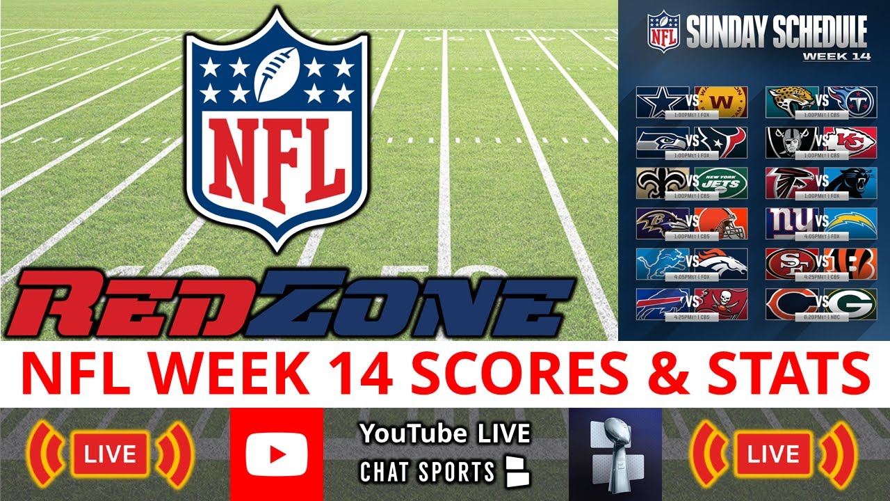 NFL RedZone Live Streaming Scoreboard NFL Week 14 Scores, Stats, Highlights, News and Analysis