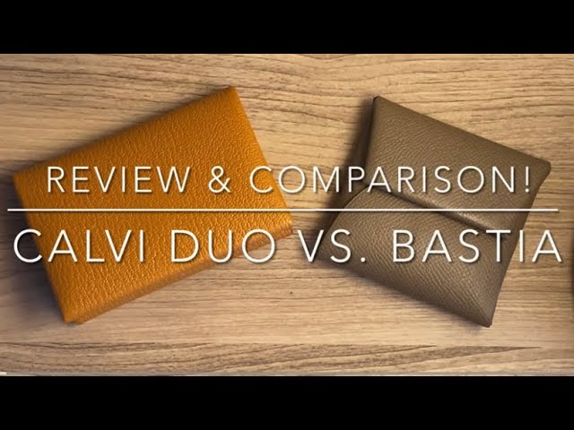 Hermès Calvi Duo vs. Calvi Card Holder - Is the Calvi Duo Worth The Extra  Money?