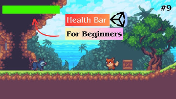 How to make health bar in unity for beginners!
