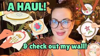 Sharing my haul for the day & some of my vintage needle point art! Check it out🧡😍🧡