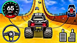 Monster Truck Mega Ramp Racing 2025 🚛🔥 | Extreme Car Stunts | Android Gameplay screenshot 2