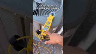 HVAC how to measure SuperHeat and Subcooling#hvac #hvactechnician