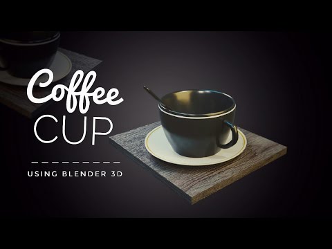 Blender l How to make Coffee Cup in blender l Blender Tutorial | Blender Geek |