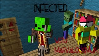 Minecraft Mini Game [INFECTED] With MarvalousMuk!