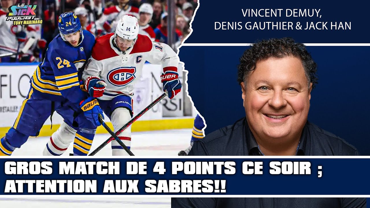 Un Gros Test Pour Le Canadien À Buffalo | Le Sick Podcast Avec Tony Marinaro 15 Jan 2026
