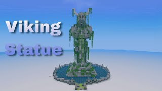 How to Build a Viking Statue in Minecraft