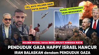 Palestina Puas ISRAEL Hancur ! Rudal IRAN Terus Hujani Tel Aviv” IRAN Menolak Damai dengan AS-ISRAEL
