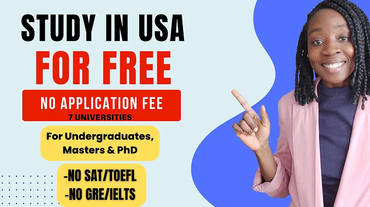 NO APPLICATION FEE, 100% SCHOLARSHIP AT THESE USA UNIVERSITIES, NO SAT, NO GRE/GMAT, NO IELTS/TOEFL
