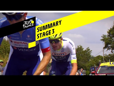 Video: Tour de France 2019: Alaphilippe karaliauja 3 etapo pergale ir geltonais marškinėliais