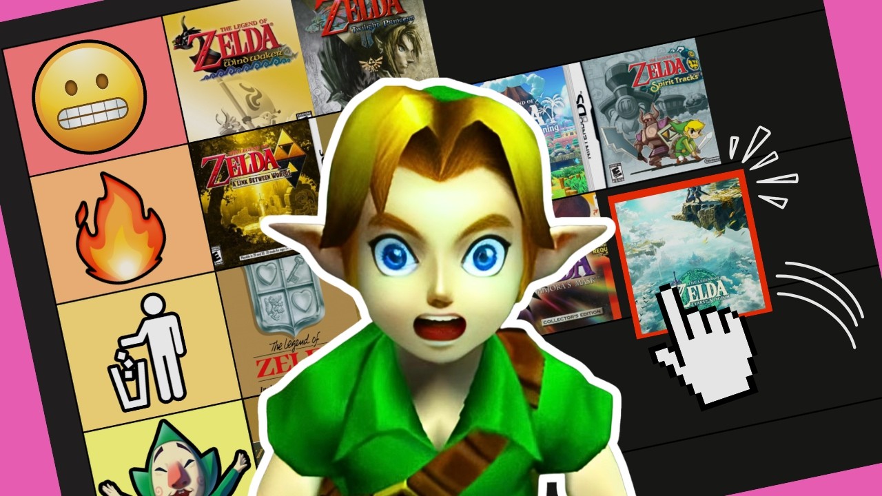 Making The ULTIMATE Zelda Tier List!
