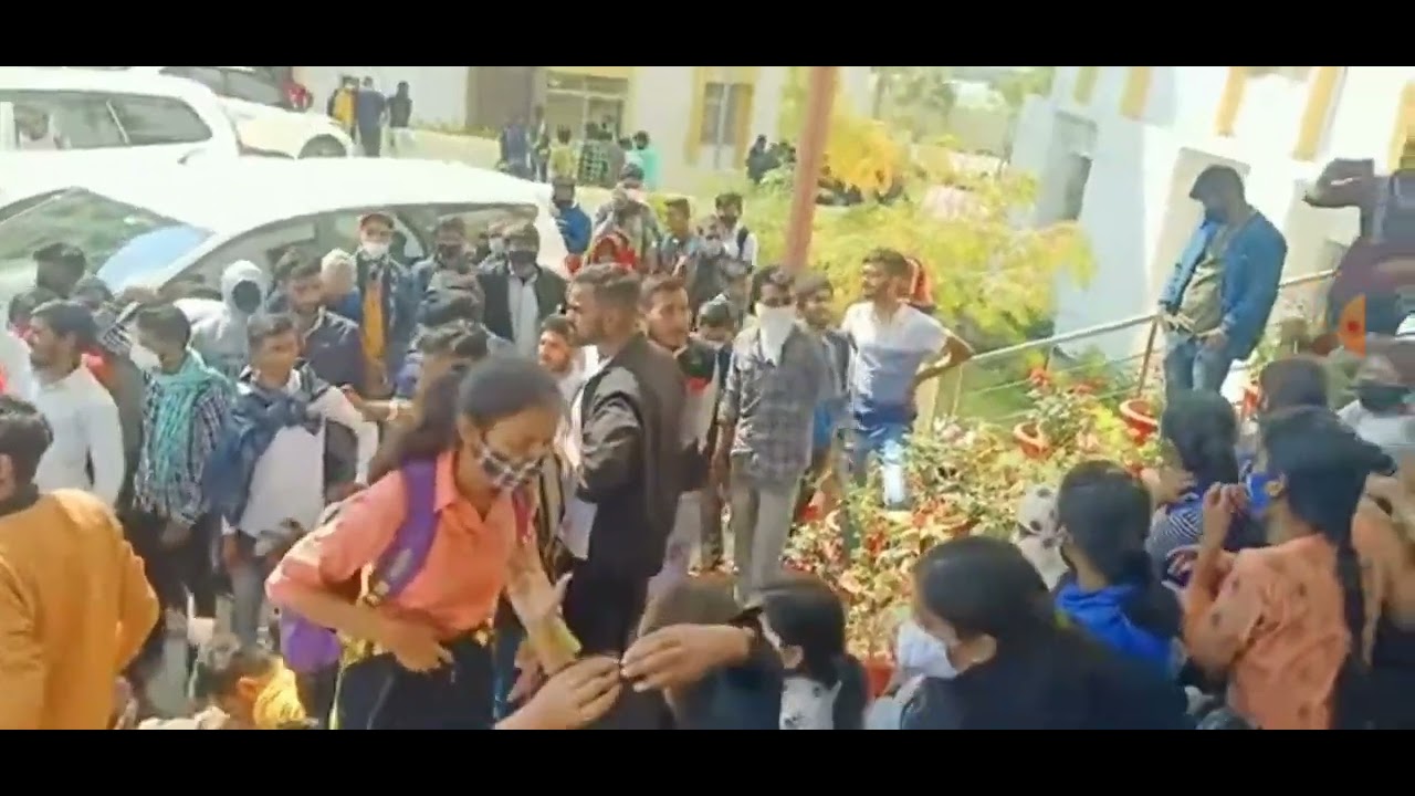 AKU patna students protest in 2nd semester 18/02/2022