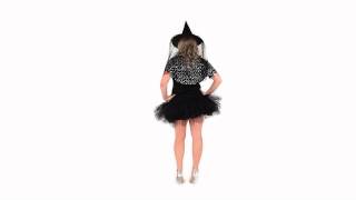 Plus Size Starry Night Witch Costume