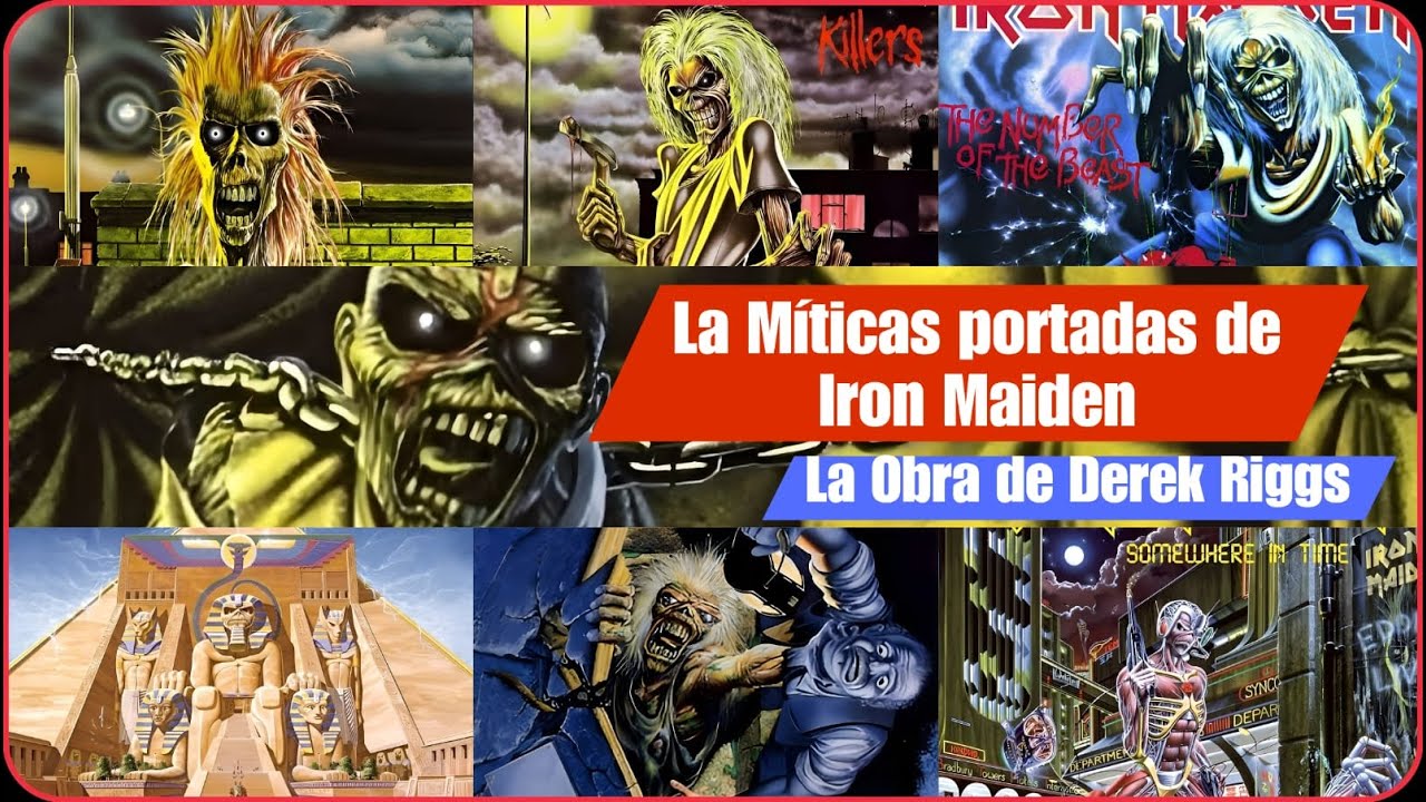 El Arte de Derek Riggs: Las Portadas Más Icónicas de Iron Maiden - YouTube