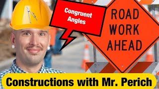Celebrity Geometry Constructions: Congruent Angles Wealth