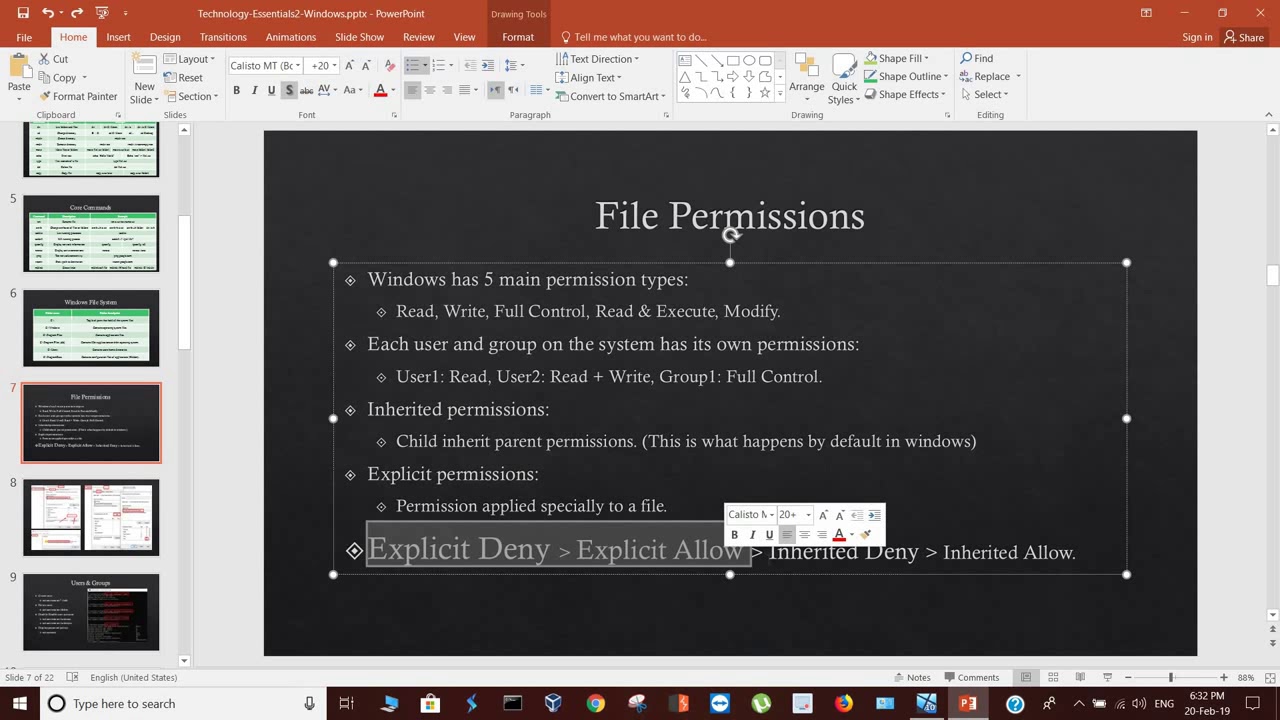 16- Windows - File System & File Permissions - YouTube