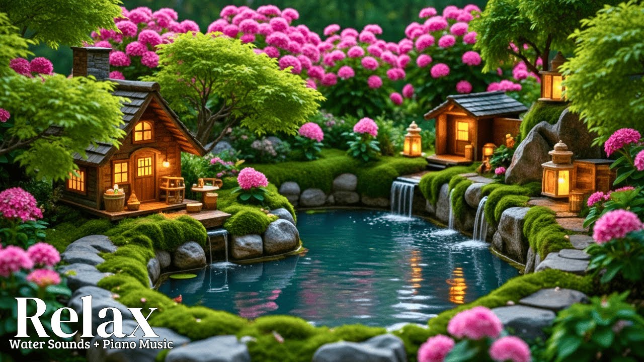 Soothing Relaxing Music & Water Sounds 🍃 Peace of Mind, Anxiety Relief