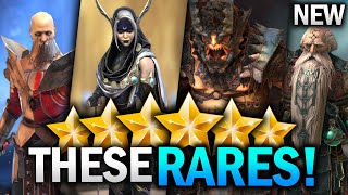 7 BUSTED RARE CHAMPS You MUST MAX (Faction Wars Gods!) - Raid: Shadow Legends Tier List