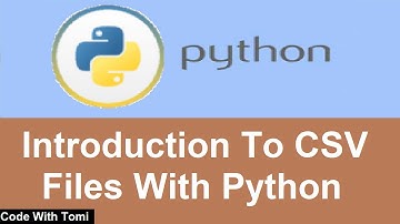 Introduction To CSV Files With Python