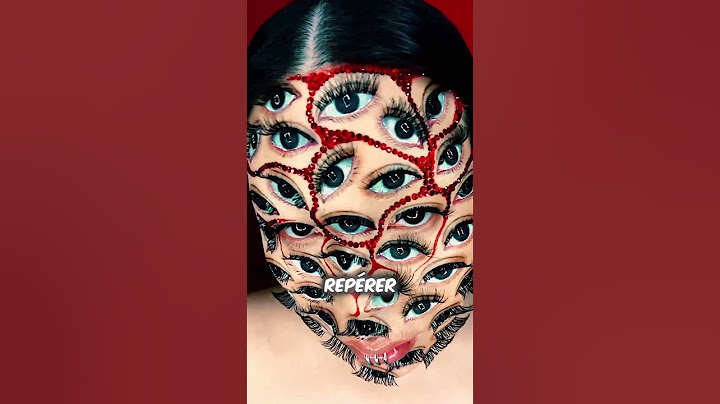 Cette femme réalise des maquillages qui font peur !