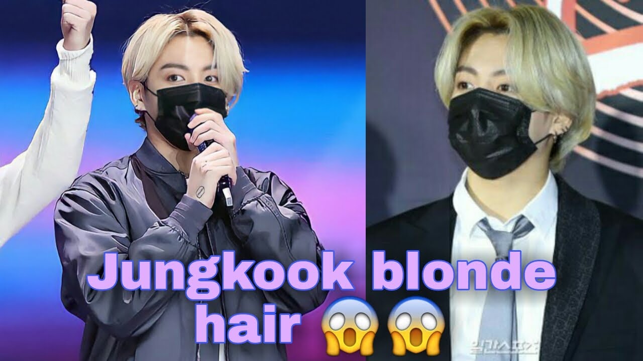 Does BTS Jungkook now have blond hair If so can I get some pictures   Quora