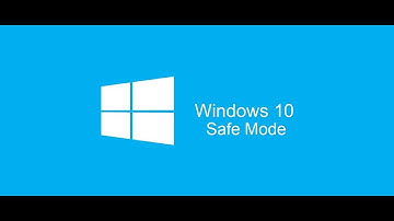 Get out of Safe mode in Windows 10 after a problem
