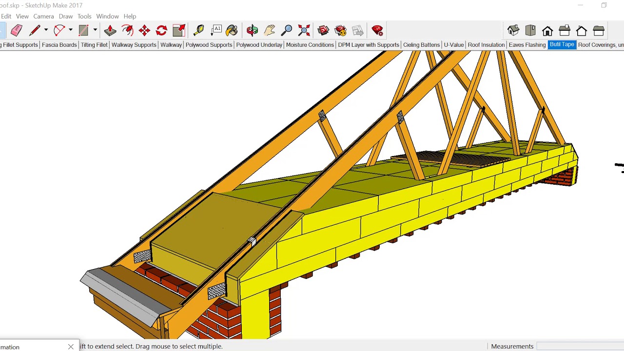 Roof, eave and ridge example 1 YouTube