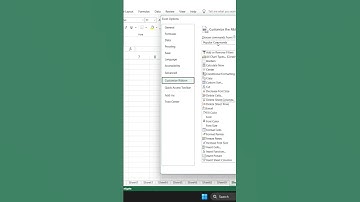 How to add a developer tab in Ms Excel #shorts #tipsandtricks