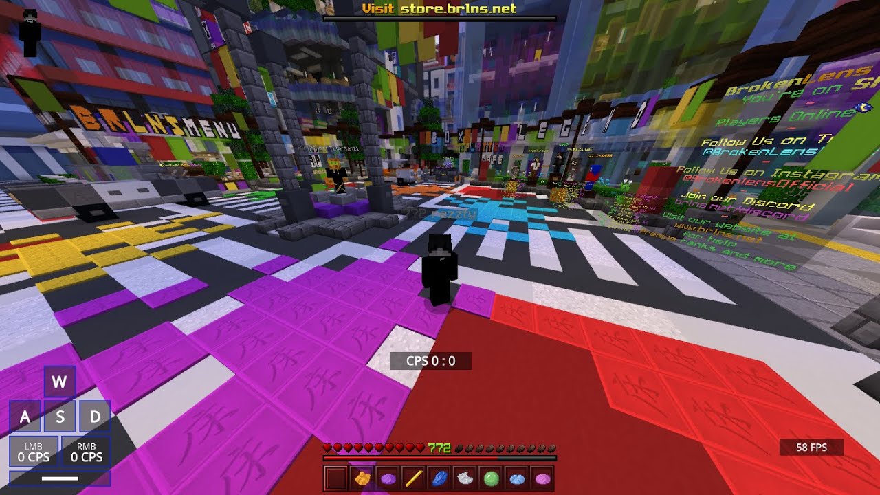 Minecraft Splatter Brokenlens - YouTube