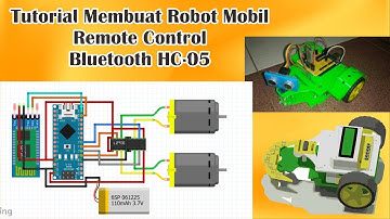 Tutorial Lengkap Membuat Robot Remote Control Bluetooth HC-05