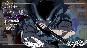 Hunters react to Sung Jin Woo | Solo Leveling | full movie | Gacha React