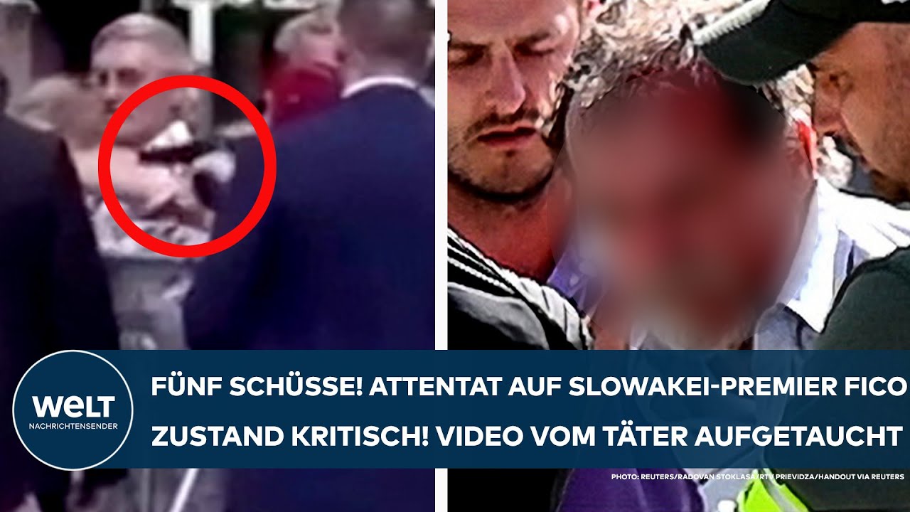 Slowakei: TV-Bilder zeigen Attentat auf Fico | AFP