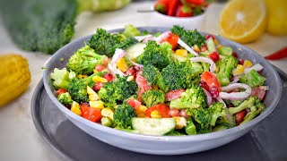 سلطة البروكلي الغنية بالمعادن والفيتامينات | Broccoli salad