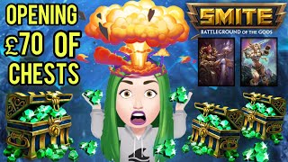 OPENING £70 OF SMITE CHEST'S!! Crazy Lucky Chest Pulls!!   Buying Legend Of Korra Season Pass!!