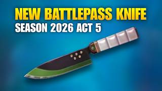 New Season 2026 Act 5 Battle Pass Knife Skin in Valorant