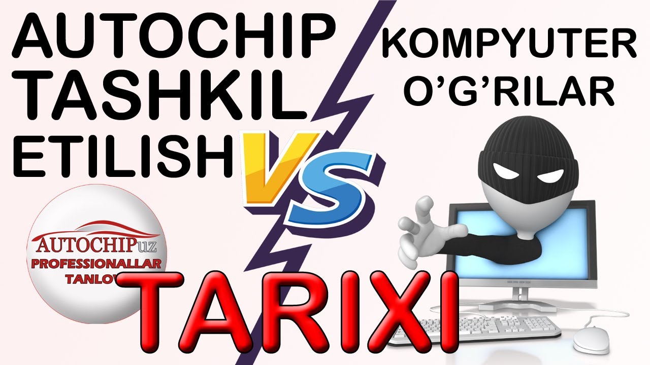 Kompyuter òg'rilari va @Autochip_pro TASHKIL ETILISHI