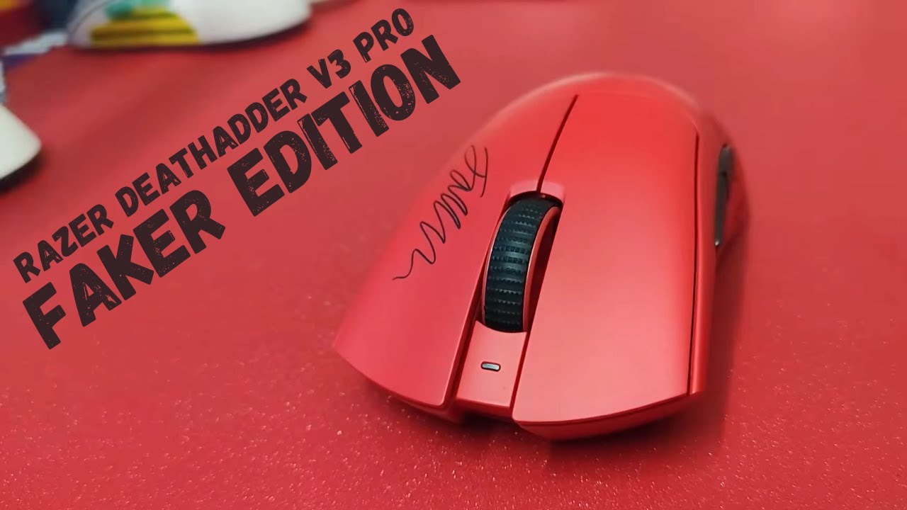 Razer DeathAdder V3 Pro / Faker Edition Unboxing - YouTube